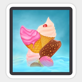 ice crem Sticker